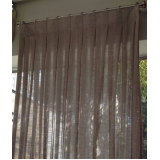 cortina de tecido para porta de quarto Campo Belo