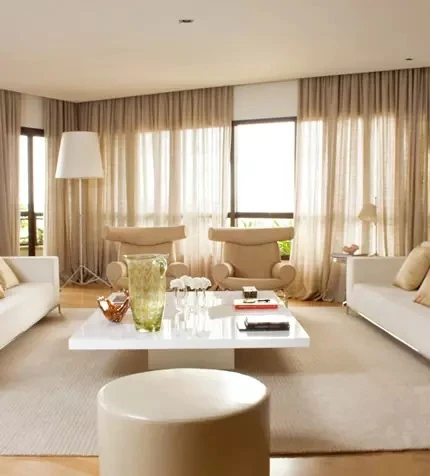 Cortina blackout com tecido Na Vila Olímpia